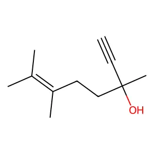 3,6,7-Trimethyloct-6-en-1-yn-3-ol structure