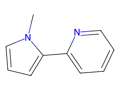 2-(1-methyl-1H-pyrrol-2-yl)pyridine structure