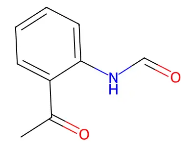 Formylaminoacetophenone structure