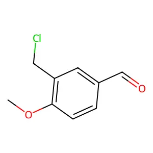 3-(氯甲基)-4-甲氧基苯甲醛 structure