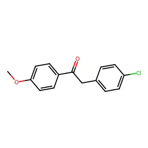 2-(4-Chlorophenyl)-1-(4-methoxyphenyl)ethanone structure