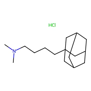 Adamantane, 1-(4-dimethylaminobutyl)-, hydrochloride structure