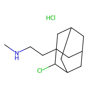 2-(2-Chloroadamantan-1-yl)-N-methylethan-1-amine--hydrogen chloride (1/1) structure