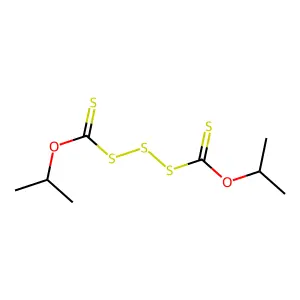 1,3-Bis(isopropoxycarbothioyl)trisulfane structure