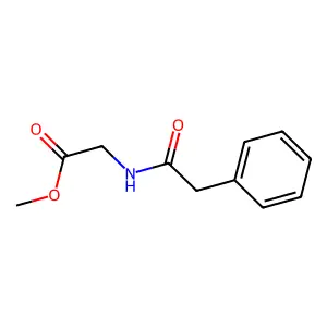 N-(苯乙酰基)甘氨酸甲酯 structure