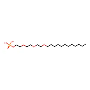 2-[2-[2-(Dodecyloxy)ethoxy]ethoxy]ethyl dihydrogen phosphate structure