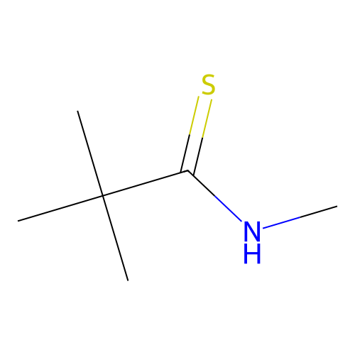 N,2-Dimethyl-2-methylthiopropionamide structure