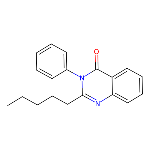 2-pentyl-3-phenylquinazolin-4(3H)-one structure