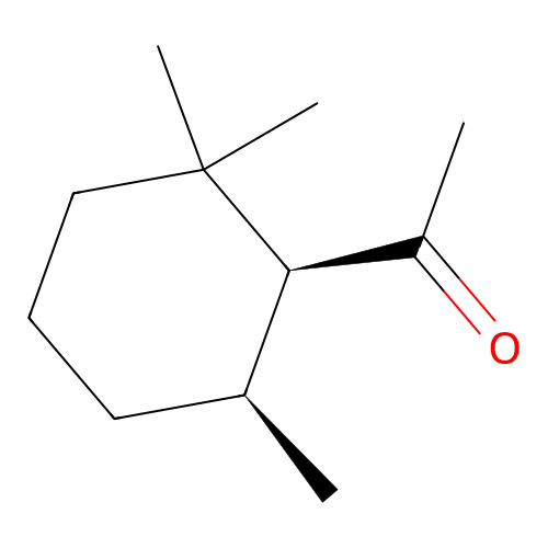 (1S-cis)-1-(2,2,6-Trimethylcyclohexyl)ethanone structure