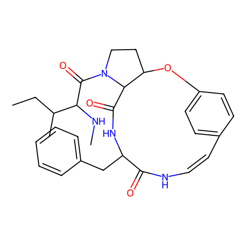 Amphibine F structure