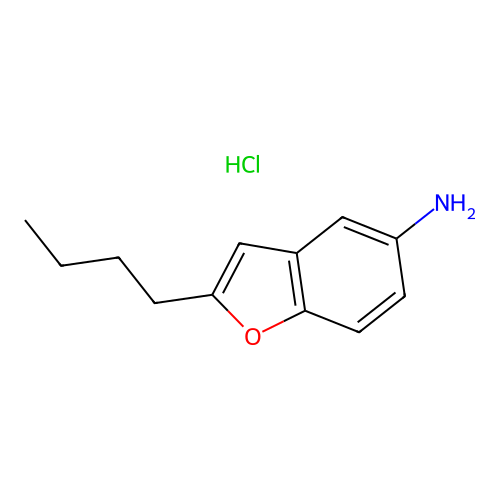 2-butylbenzofuran-5-amine Hydrochloride structure