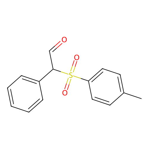 Phenyl-(toluene-4-sulfonyl)-acetaldehyde structure