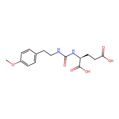 (2S)-2-[2-(4-methoxyphenyl)ethylcarbamoylamino]pentanedioic Acid structure