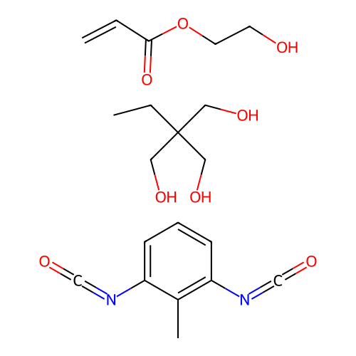 (C9-H6-N2-O2.C6-H14-O3.C5-H8-O3)x- structure