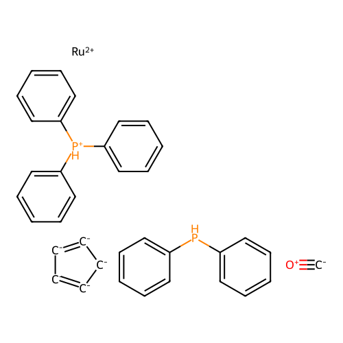 CAS 5265-88-3 - C36H28OP2Ru-2 structure