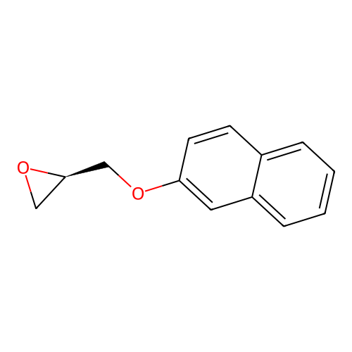 (2r)-2-[(Naphthalen-2-yloxy)methyl]oxirane structure