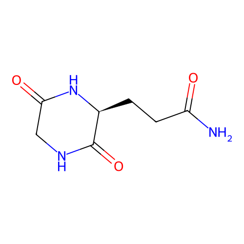 (S)-3-(3,6-Dioxopiperazin-2-yl)propanamide structure