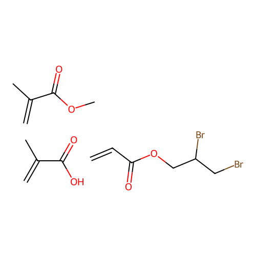 (C6-H8-Br2-O2.C5-H8-O2.C4-H6-O2)x- structure