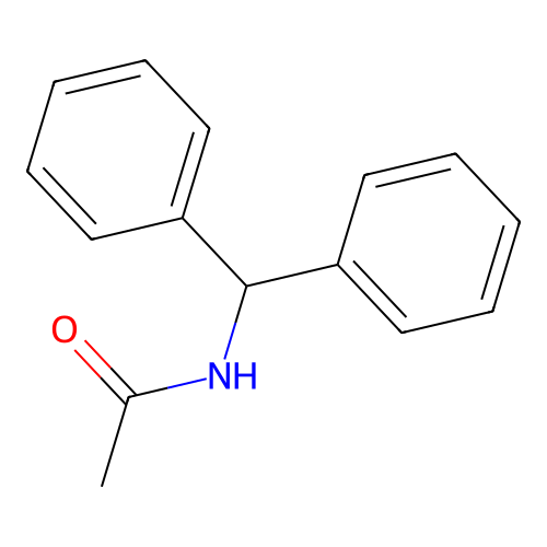 N-Benzhydrylacetamide structure