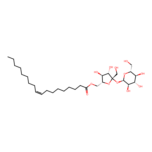 Sucrose Oleate structure