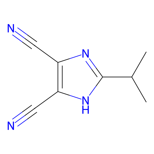 1H-Imidazole-4,5-dicarbonitrile, 2-(1-methylethyl)- structure