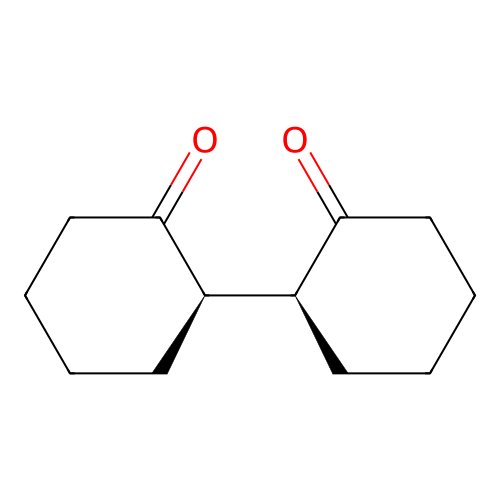 (2S)-2-[(1R)-2-oxocyclohexyl]cyclohexan-1-one structure