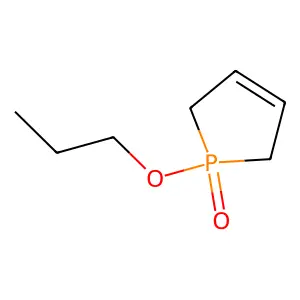 3-Phospholene, 1-propoxy-, 1-oxide structure