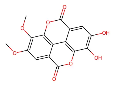 3,4-di-O-methylellagic acid structure