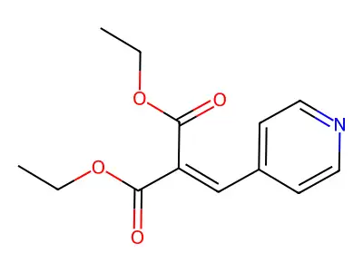 Diethyl 2-(pyridin-4-ylmethylene)malonate structure