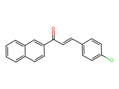 3-(4-Chlorophenyl)-1-(2-naphthyl)prop-2-en-1-one structure