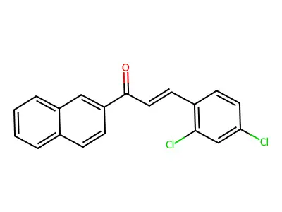 3-(2,4-Dichlorophenyl)-1-(2-naphthyl)prop-2-en-1-one structure