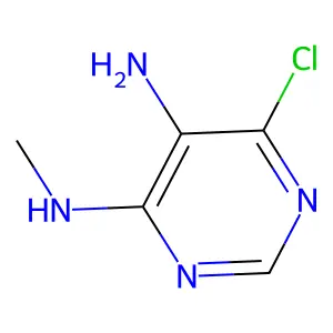 6-chloro-N4-methylpyrimidine-4,5-diamine structure