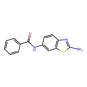N-(2-Aminobenzothiazol-6-yl)benzamide structure