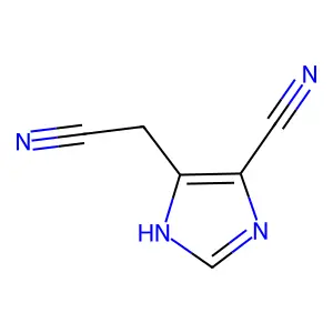 5-(氰甲基)-1H-咪唑-4-甲腈 structure