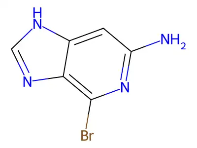 4-bromo-1H-imidazo[4,5-c]pyridin-6-amine structure
