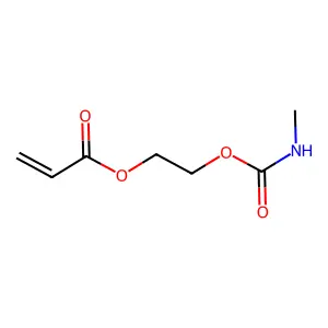2-Propenoic acid, 2-(((methylamino)carbonyl)oxy)ethyl ester structure