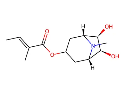 Meteloidine structure