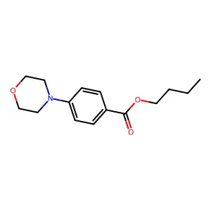 Butyl 4-morpholin-4-ylbenzoate structure