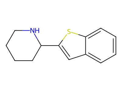 2-(1-Benzothiophen-2-yl)piperidine structure