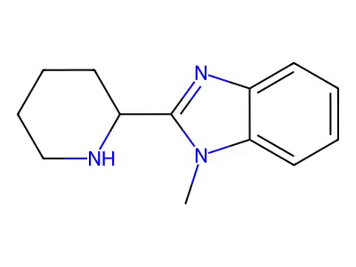1-methyl-2-(piperidin-2-yl)-1H-1,3-benzodiazole structure