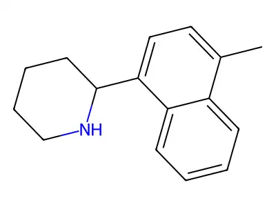 2-(4-Methylnaphthalen-1-yl)piperidine structure