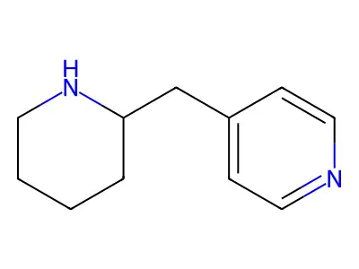 4-(Piperidin-2-ylmethyl)pyridine structure