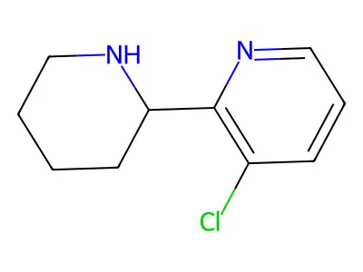 3-Chloro-2-(piperidin-2-yl)pyridine structure