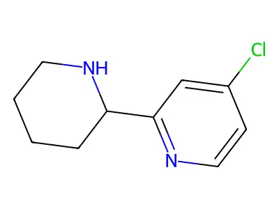4-Chloro-2-(piperidin-2-yl)pyridine structure