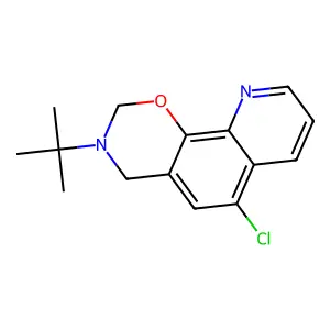 3-(tert-butyl)-6-chloro-3,4-dihydro-2H-[1,3]oxazin structure
