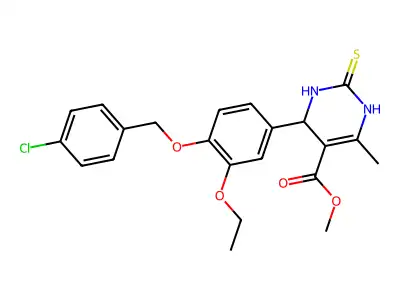 C22H23ClN2O4S structure