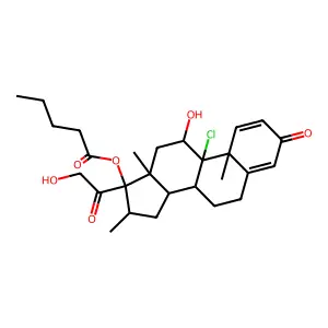 Beclomethasone valerate structure