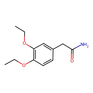 2-(3,4-二乙氧基苯基)乙酰胺 structure