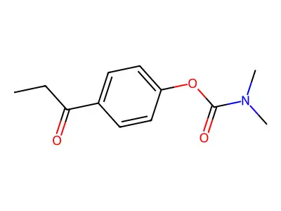 4-Propionylphenyl dimethylcarbamate structure