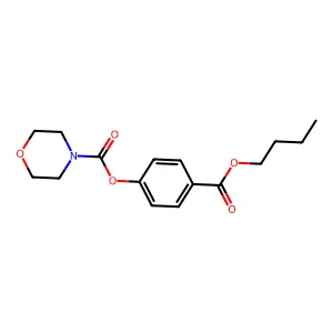 4-(Butoxycarbonyl)phenyl morpholine-4-carboxylate structure